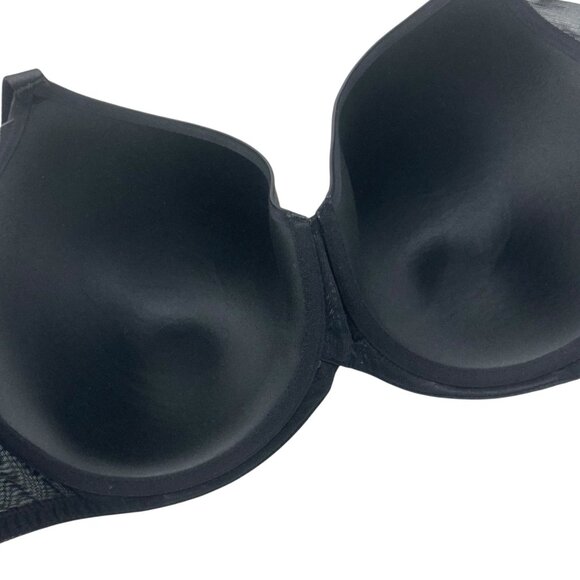 Wacoal Womens Black Full Coverage Tshirt Bra Size US 38G Mesh Fabric Comfort - Picture 12 of 14